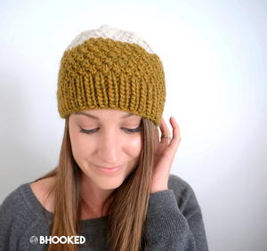 Easy Double Moss Stitch Hat