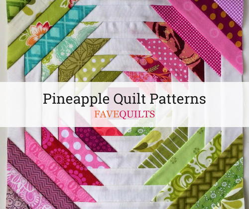 10 Pineapple Quilt Block Patterns Favequilts Com