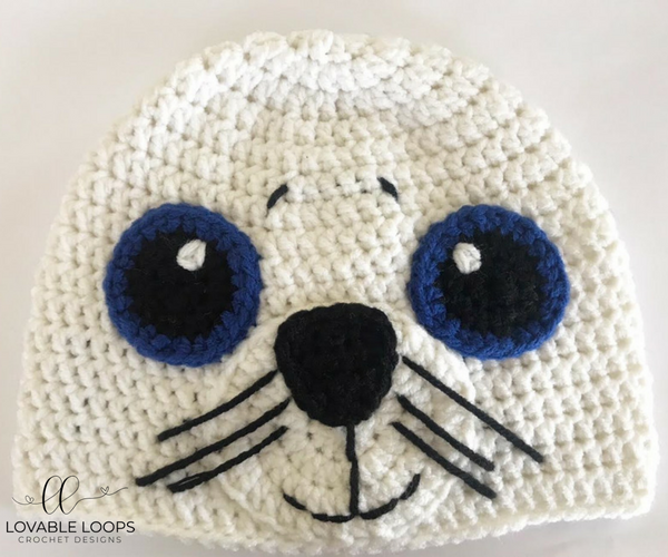 Crochet Seal Hat