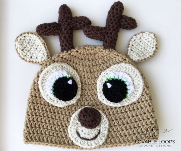 Crochet Deer Hat AllFreeCrochet