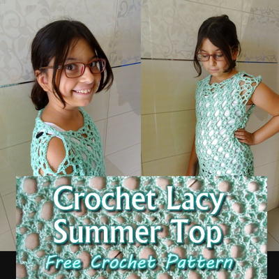 Crochet Lacy Summer Top