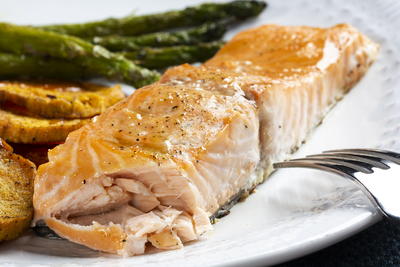 Sheet Pan Maple Salmon