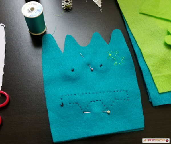 Kid-Friendly Felt Monster Patterns - Step 4