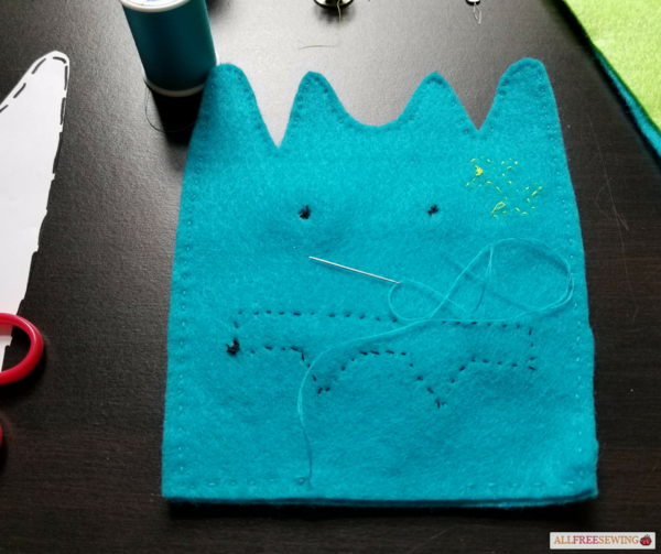 Kid-Friendly Felt Monster Patterns - Step 5