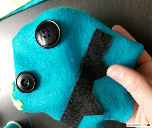 Kid-Friendly Felt Monster Patterns - Step 6