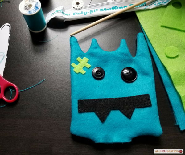 Kid-Friendly Felt Monster Patterns - Step 6