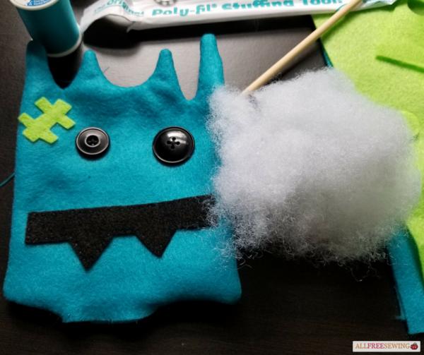 Kid-Friendly Felt Monster Patterns - Step 7