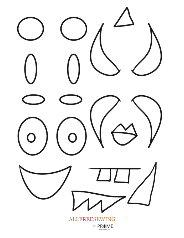 Printable Monster Patterns