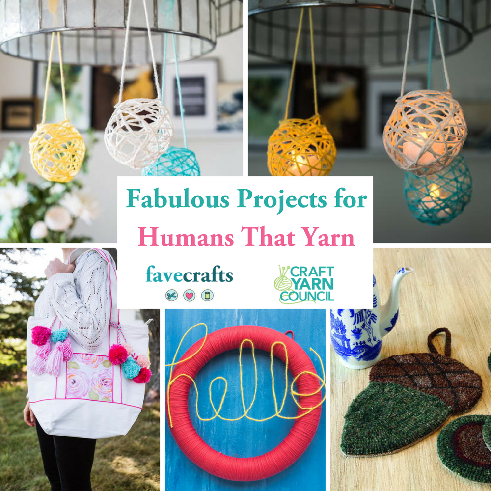 Example Works Using Yarn 4 Fabulous Projects for Humans That Yarn | FaveCrafts.com