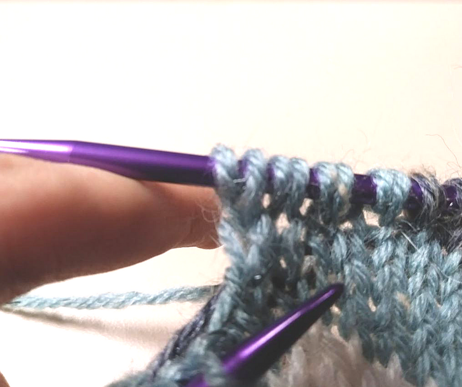 How to Weave In Ends As You Knit