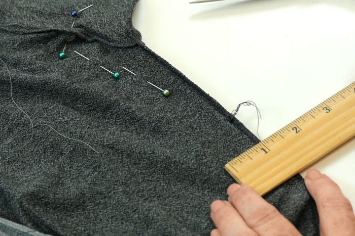 how to make a long sleeve shirt tighter