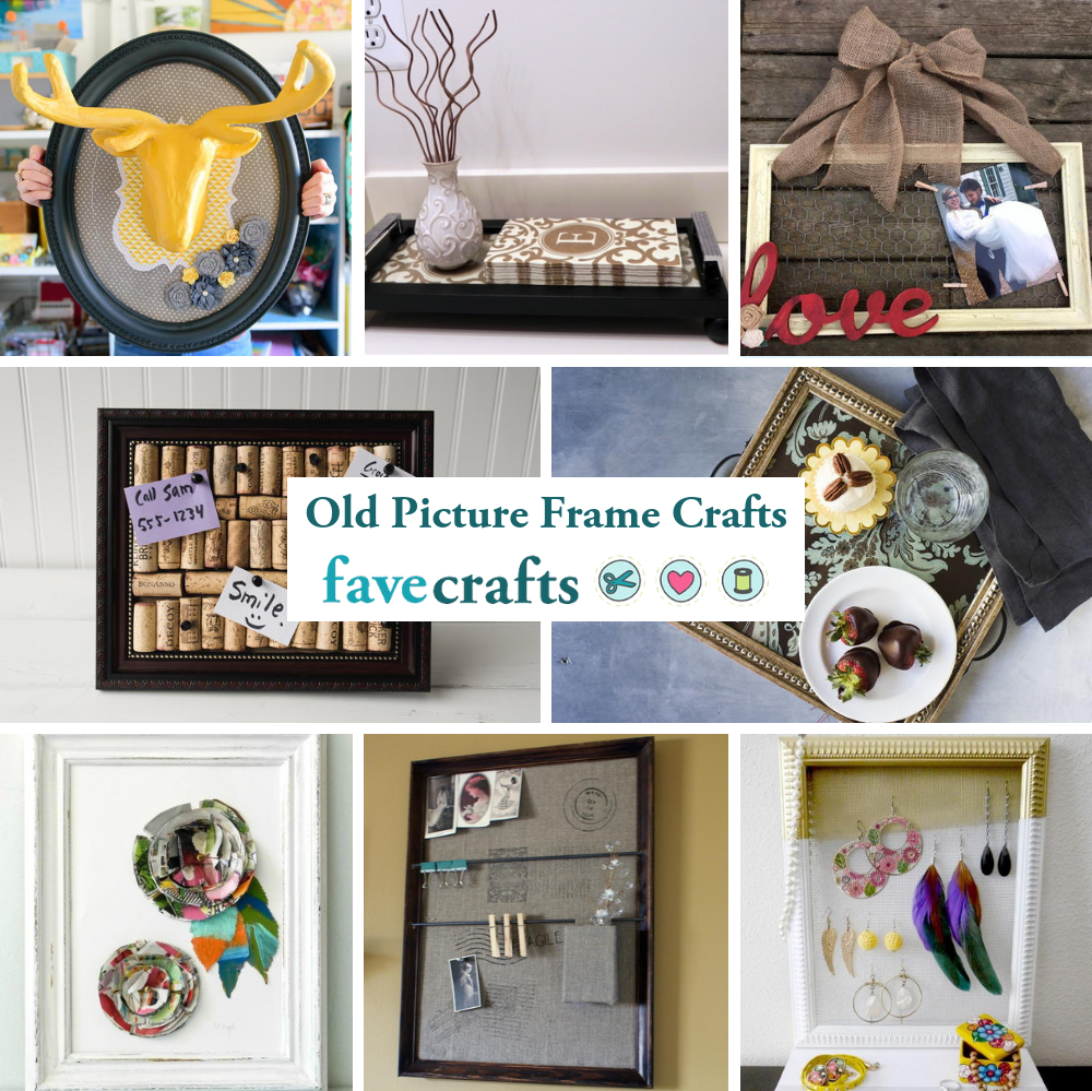 Frame Craftwork 15 Old Picture Frame Crafts | FaveCrafts.com
