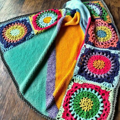 Good Vibes Crochet Blanket