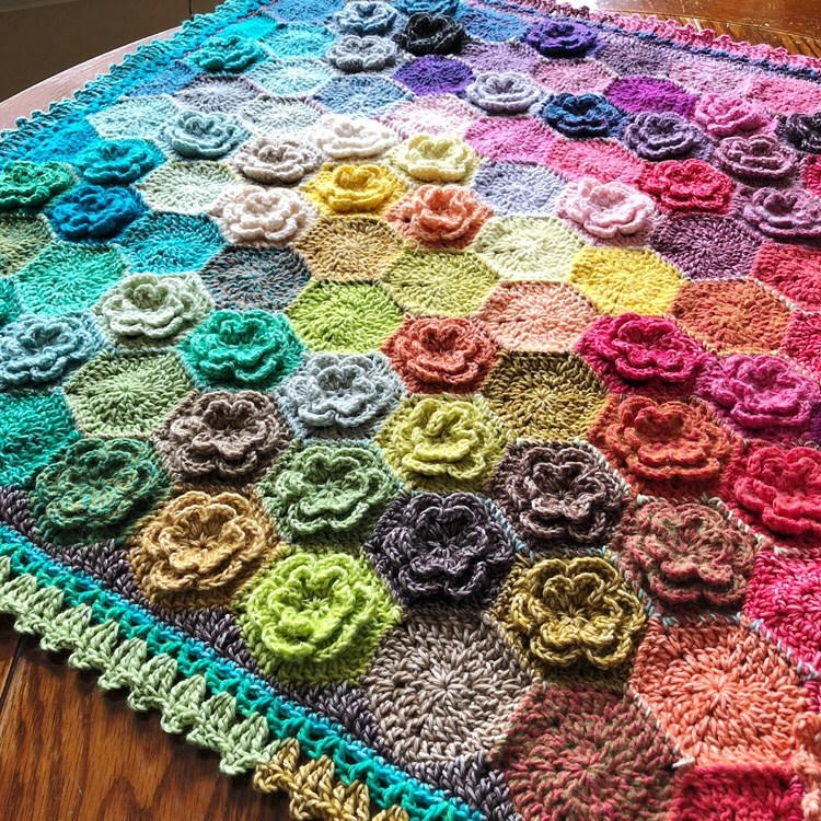 Happy Little Tree Blanket | AllFreeCrochetAfghanPatterns.com