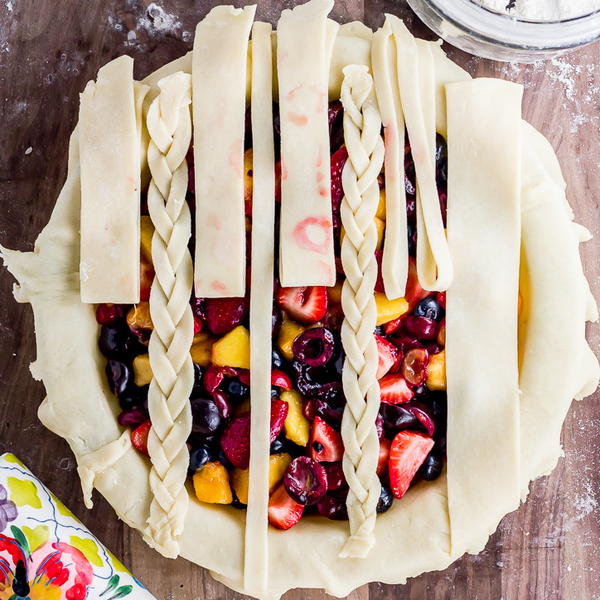 Cherry Berry Peach Pie