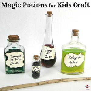 Easy Magic Potion Bottles