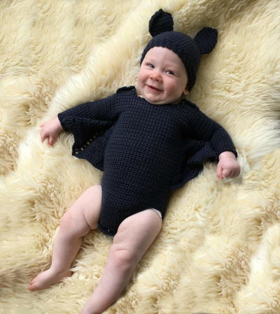 Baby Bat Crochet Costume