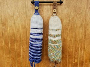 crochet bag holder