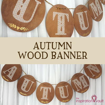 DIY Autumn Wood Banner