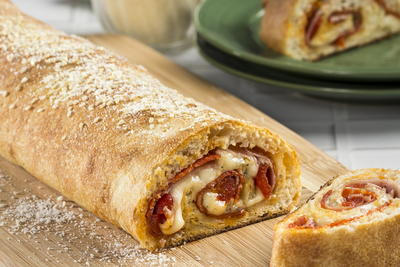 Italian Hoagie Stromboli | MrFood.com