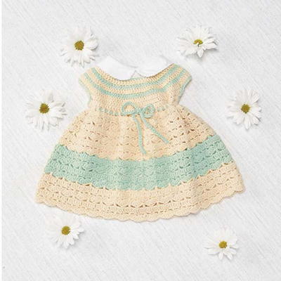 Infant Crochet Easter Dress