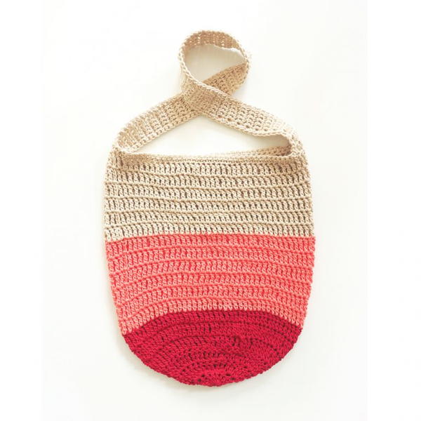 Color Block Boho Crochet Bag Pattern