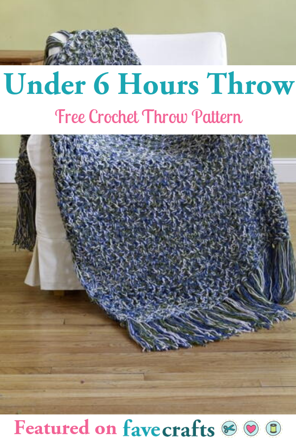 Fast Crochet Patterns Throw Fast Care Package Throw | FaveCrafts.com