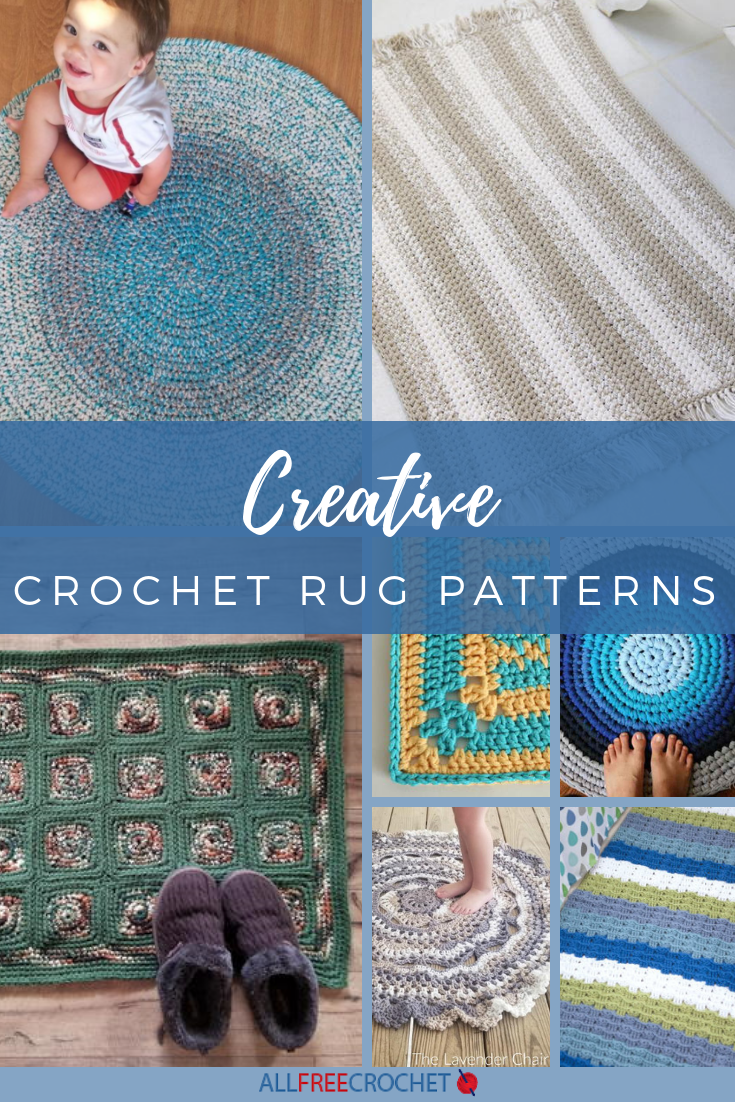 26 Creative Crochet Rug Patterns Allfreecrochet Com