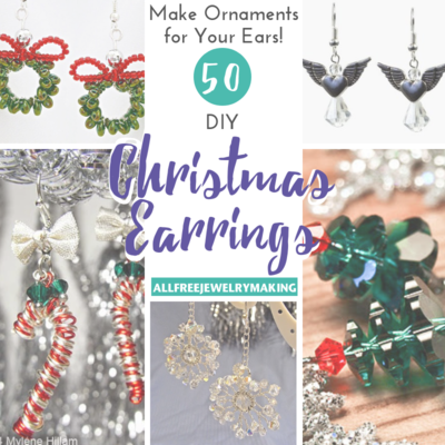 Make Ornaments for Your Ears! 50 DIY Christmas Earrings