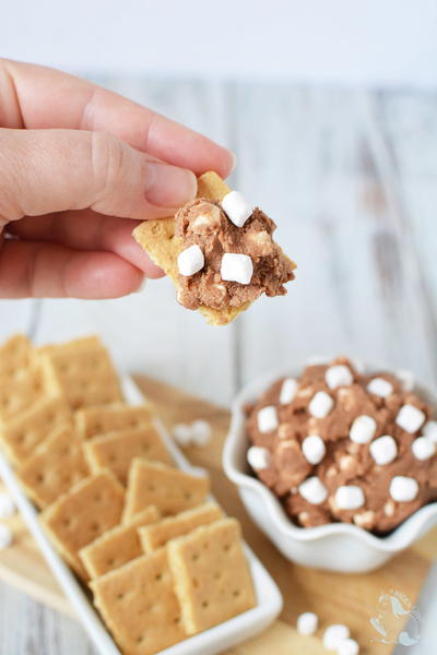 Chocolatey S’more Eggless Cookie Dough Recipe