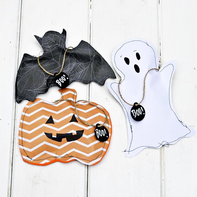 Fun Halloween Treat Bags in 3 Ways | AllFreePaperCrafts.com