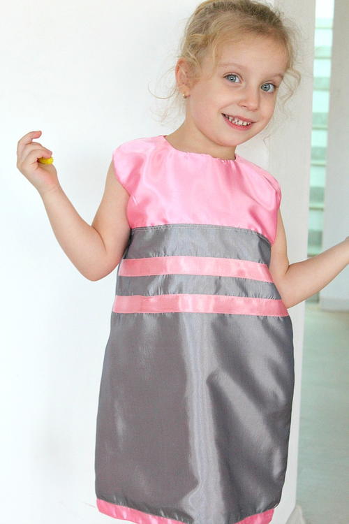 A Line Dress Pattern for Girls