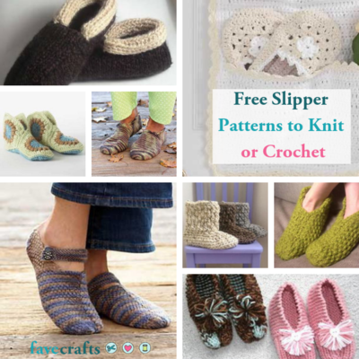 22 Free Knitted Slipper Patterns Favecrafts Com 22 Free Knitted Slipper Patterns Favecrafts Com