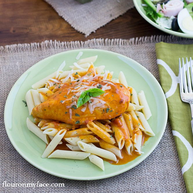 Slow Cooker Chicken in Vodka Sauce