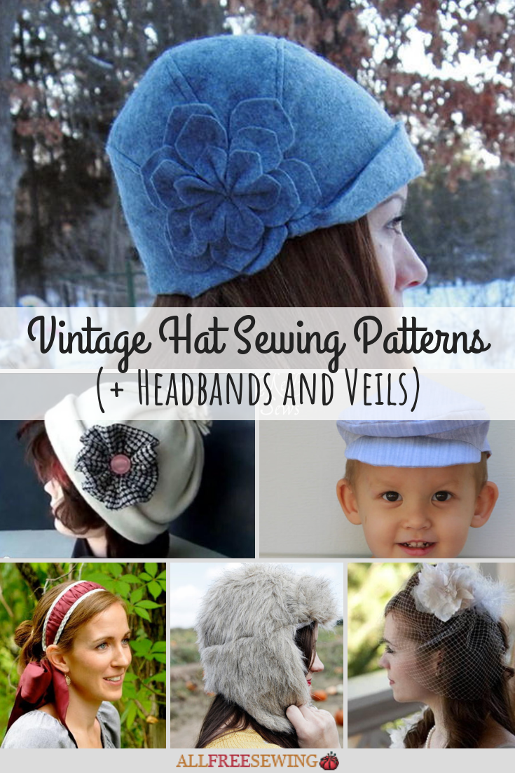 23 Vintage Hat Sewing Patterns (+ Headbands and Veils) | AllFreeSewing.com