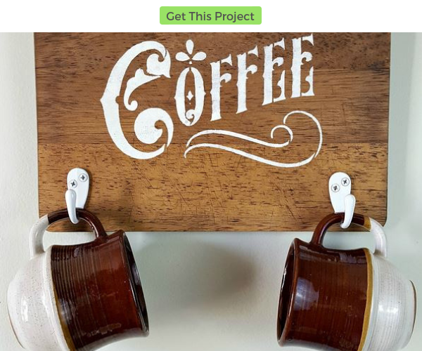 Rustic Coffee DIY Wood Sign
