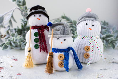 Winter Sock Snowmen