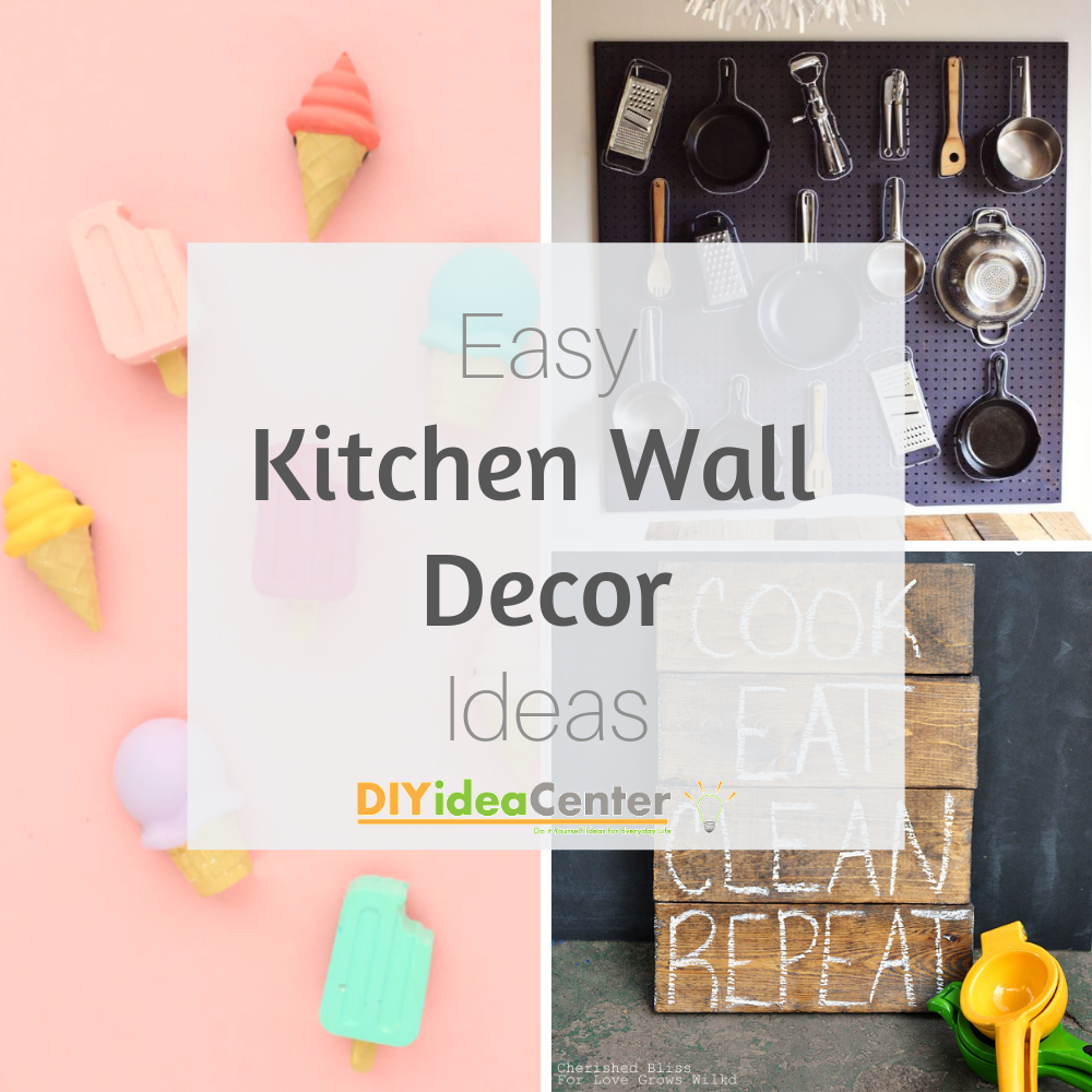 14 DIY Kitchen Wall Decor Ideas DIYIdeaCenter