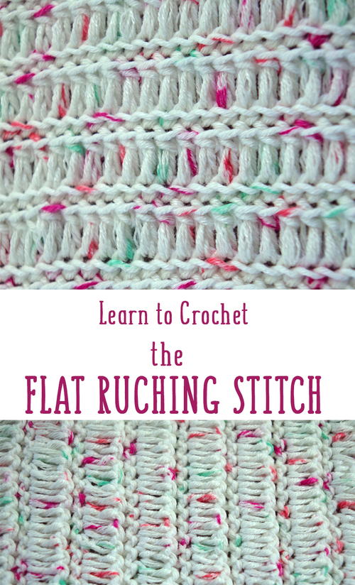 Flat Ruching Stitch | AllFreeCrochet.com