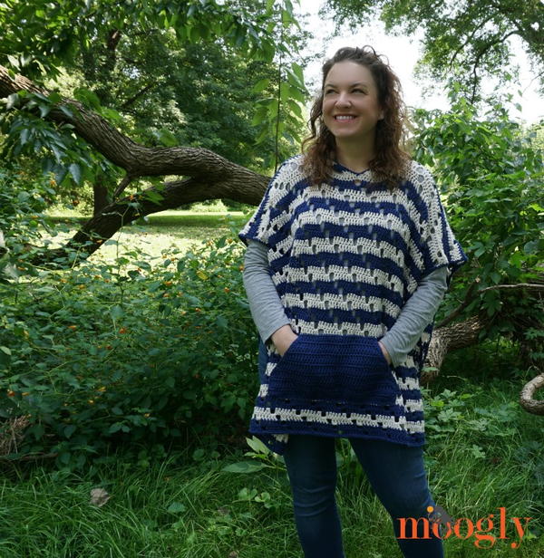 Chic Moves Crochet Poncho