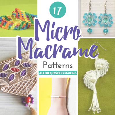 Micro macrame jewelry books on sale