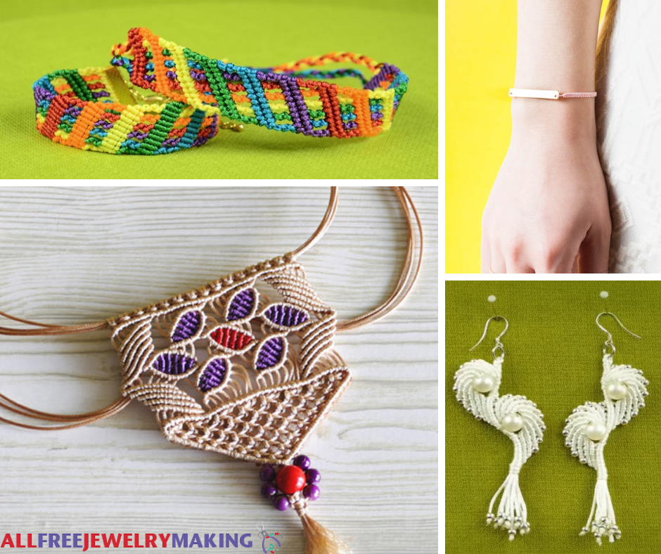 17 Micro Macrame Patterns | AllFreeJewelryMaking.com