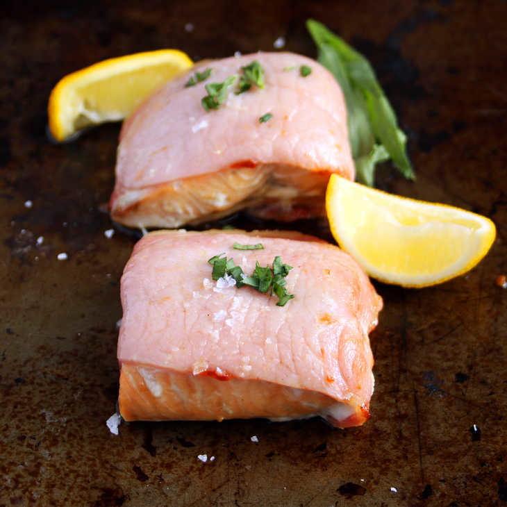 AIP Bacon-Wrapped Salmon Recipe | RecipeLion.com