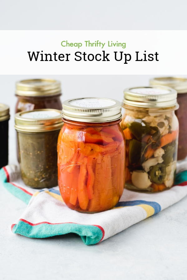 Winter Stock Up List CheapThriftyLiving winter-stock-up-list-cheapthriftyliving