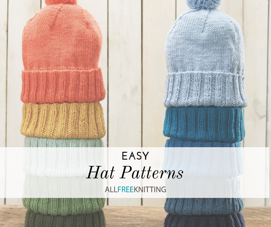 periskop Anslået Do 24 Easy Hat Knitting Patterns | AllFreeKnitting.com
