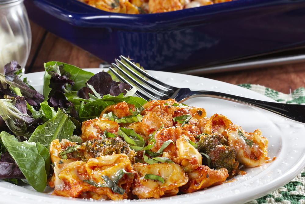 Garden Tortellini Bake | MrFood.com