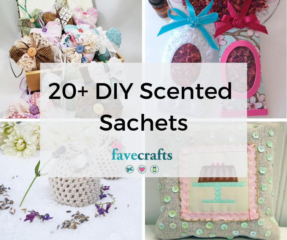 46 Ideas for Homemade Sachet Bags and Scented Fillings - FeltMagnet