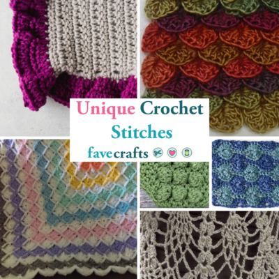 15 Unique Crochet Stitches