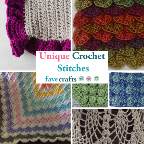 15 Unique Crochet Stitches | FaveCrafts.com