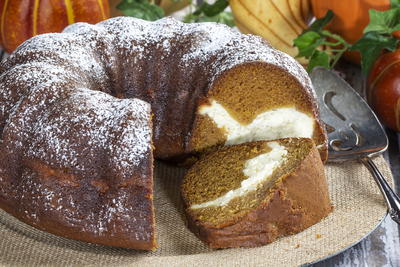 Pumpkin Cream Cheese Bundt Cake